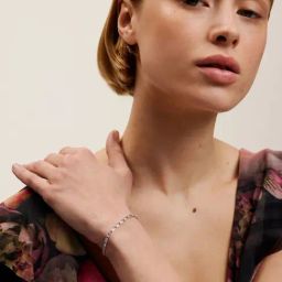 Ted Baker ISELA: Crystal Baguette Slinky Adjustable Bracelet-image-14