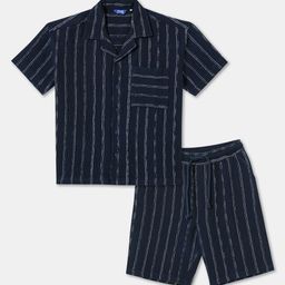 R&B Boys Striped Pure Cotton Short-image-68