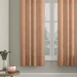 Hosta Homes Polyester Net Abstract Design 7 ft. Door Curtain 1 pc. image 1