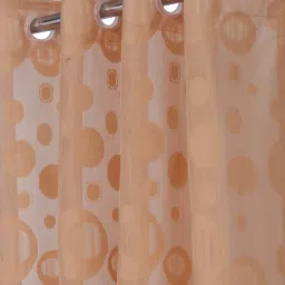 Hosta Homes Polyester Net Abstract Design 7 ft. Door Curtain 1 pc. image 2