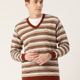Monte Carlo V-Neck Striped Pullover-picture-27