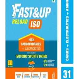 Fast&Up Reload Isotonic Energy Drink - 31 Servings - Orange-10