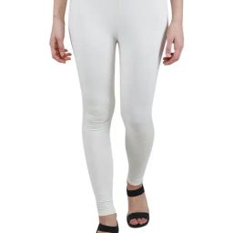 Monte Carlo Cream Regular Fit Mid Rise Leggings-image-13
