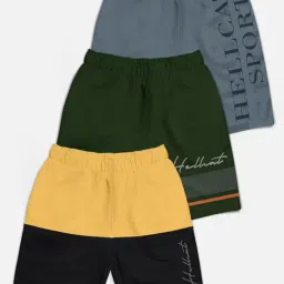 HELLCAT Kids Multicolor Printed  Shorts-image-99