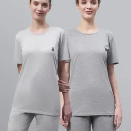 Vimal Jonney Grey T-Shirt With Shorts - Pack of 2-image-17
