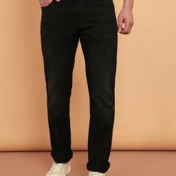 Wrangler Dark Black Regular Fit Jeans-image-29