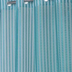 Hosta Homes Polyester Net Zig Zag Design 5 ft. Window Curtain 1 pc. image 2