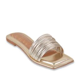Catwalk Women's Gold Casual Sandals-picture-5
