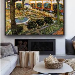 The Art House Green & Yellow Abstract Wall Painting-image-80