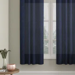 Hosta Homes Polyester Net Zig Zag Design 5 ft. Window Curtain 1 pc. image 1