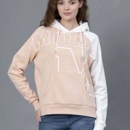 Red Tape Light Peach Regular Fit Printed Hoodie-picture-13