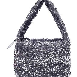 Lino Perros Silver Embellished Small Handbag-23
