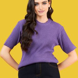 Chemistry Self Design Round Neck Cotton T-shirt-picture-25