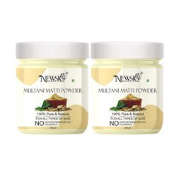 Newsio Set Of 2 Pure & Natural Multani Mitti Powder For Skin - 100 g Each-16