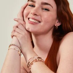 Accessorize London Pale Pink Glass Bracelets-picture-42