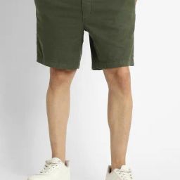 American Eagle Green Regular Fit Shorts-image-72
