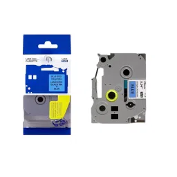 Pacific International Label Tape Cassette 24 mm Paper Laminated Black on Blue for TZE 551-image-10