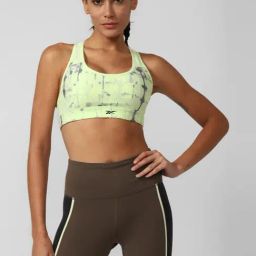 Reebok Green Printed Sports Bra-picture-33