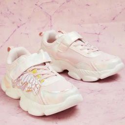 Fame Forever by Lifestyle Kids Pink Velcro Shoes-image-14