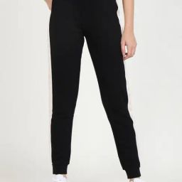 Guess Black Solid Trackpants-image-54