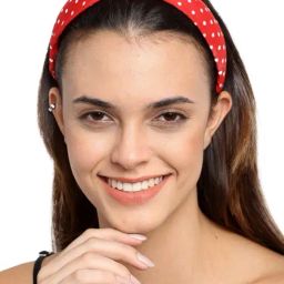 YouBella Dotted Red Hair Band-18
