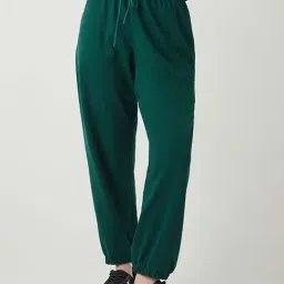 Bewakoof Green Relaxed Fit Joggers-image-93