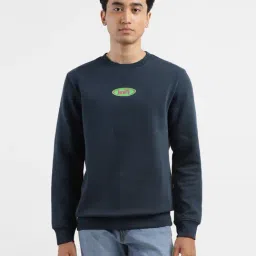 Levi's Navy Blue Regular Fit Sweatshirt-picture-21