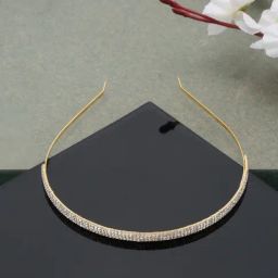 YouBella Gold Plated Hair Band-45