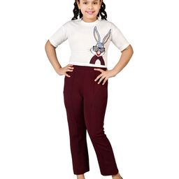 Belfry Kids Animal Printed Round Neck T-shirt With Trousers-picture-34