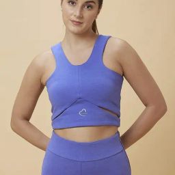 Being Human Purple Slim Fit Sports Tank Top-image-21
