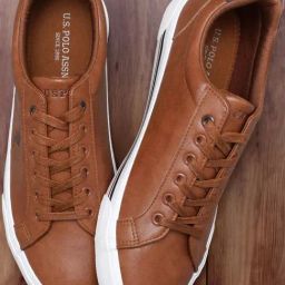 U.S. Polo Assn. Men's Tan Casual Sneakers-image-52