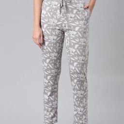 go colors! Go Colors Grey Printed Lounge Pants-picture-27