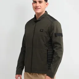 U.S. Polo Assn. Denim Co. Green Polyester Regular Fit Logo Jacket-image-55
