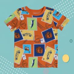 MINIKLUB Kids Brown Printed T-Shirt-image-65