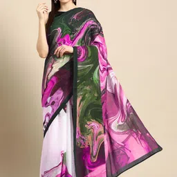 BUTA BUTI Abstract Printed Pure Cotton Saree-picture-25