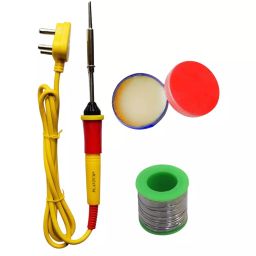 PLANTUM Beginner 3 In 1 Soldering Iron Kit 25 W Corded Flat Copper, Iron & Nickle Tip-16