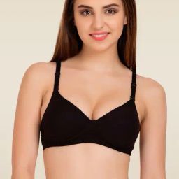 Tweens Black Non Wired Padded T Shirt Bra-image-60