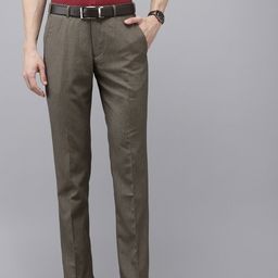 Park Avenue Men Solid Formal Trousers-image-93