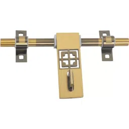 Atom White Metal Black Gold Finish Adjustable Latch, AD-ZN-LEMON-10-BG-01 image 2