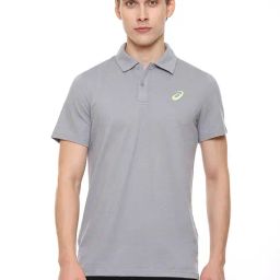 Asics Grey Regular Fit Sports Polo T-Shirt-image-16