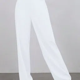 KERI PERRY Women Relaxed Straight Leg High-Rise Trousers-image-50