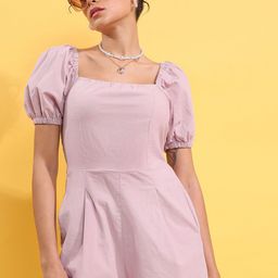 Tokyo TalkiesPleated Playsuit-33