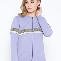 Belle Fille Women Blue Solid Sweatshirt-image-63