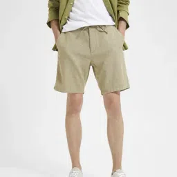 SELECTED HOMME Green Regular Fit Shorts-picture-31