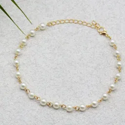 Joker & Witch Golden & White Victoria Anklet-picture-49