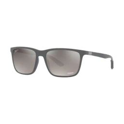 Ray-Ban Silver Polarized Rectangular Sunglasses for Men-17