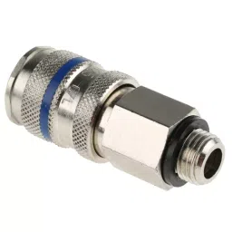 RS PRO Brass Steel Male Pneumatic Quick Connect Coupling G 1/4 Male Threaded, 6671932-image-97