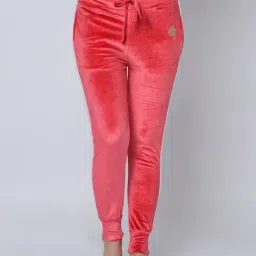 Da Intimo Orange Velvet Lounge Pants-image-81