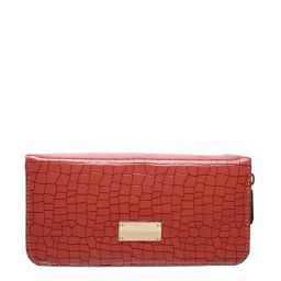 Apsis Pink Textured Zip-Around Wallet for Women-image-43