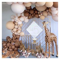 Party Propz Happy Birthday Balloons Animal Theme Multicolour - Pack of 96-image-90